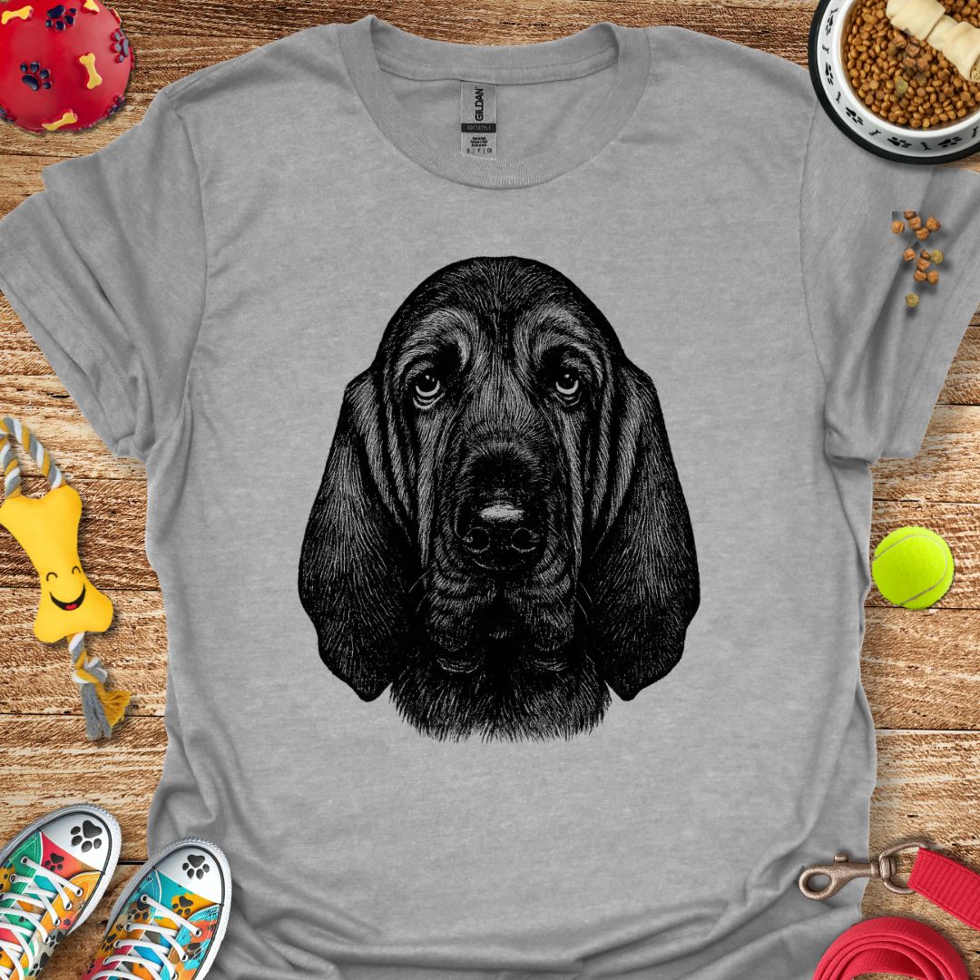 Bloodhound Portrait  T-Shirt