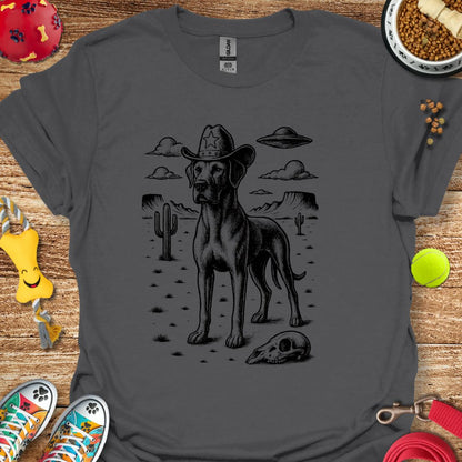 Western Great Dane UFO T-Shirt