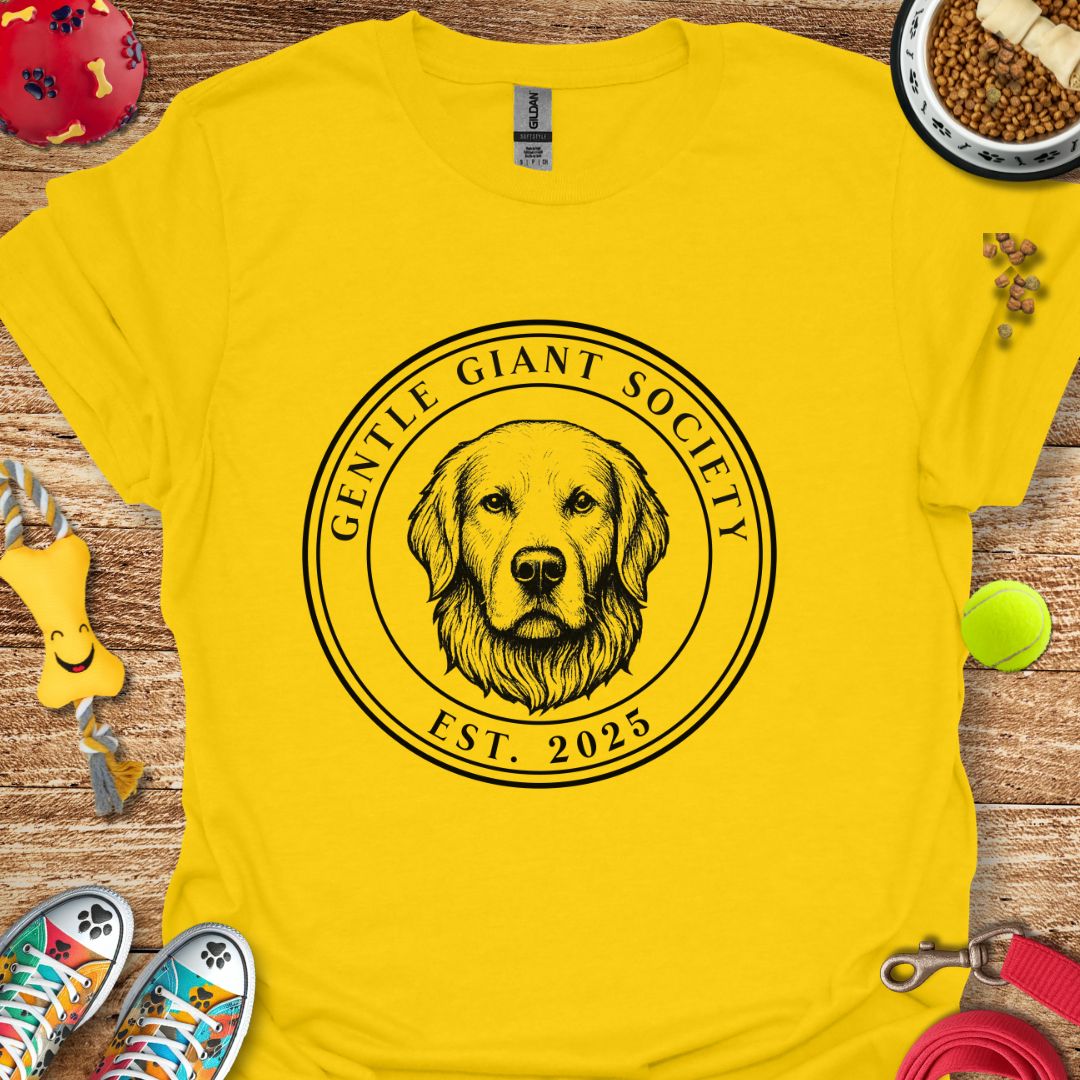 Gentle Giant Society Golden Retriever T-Shirt