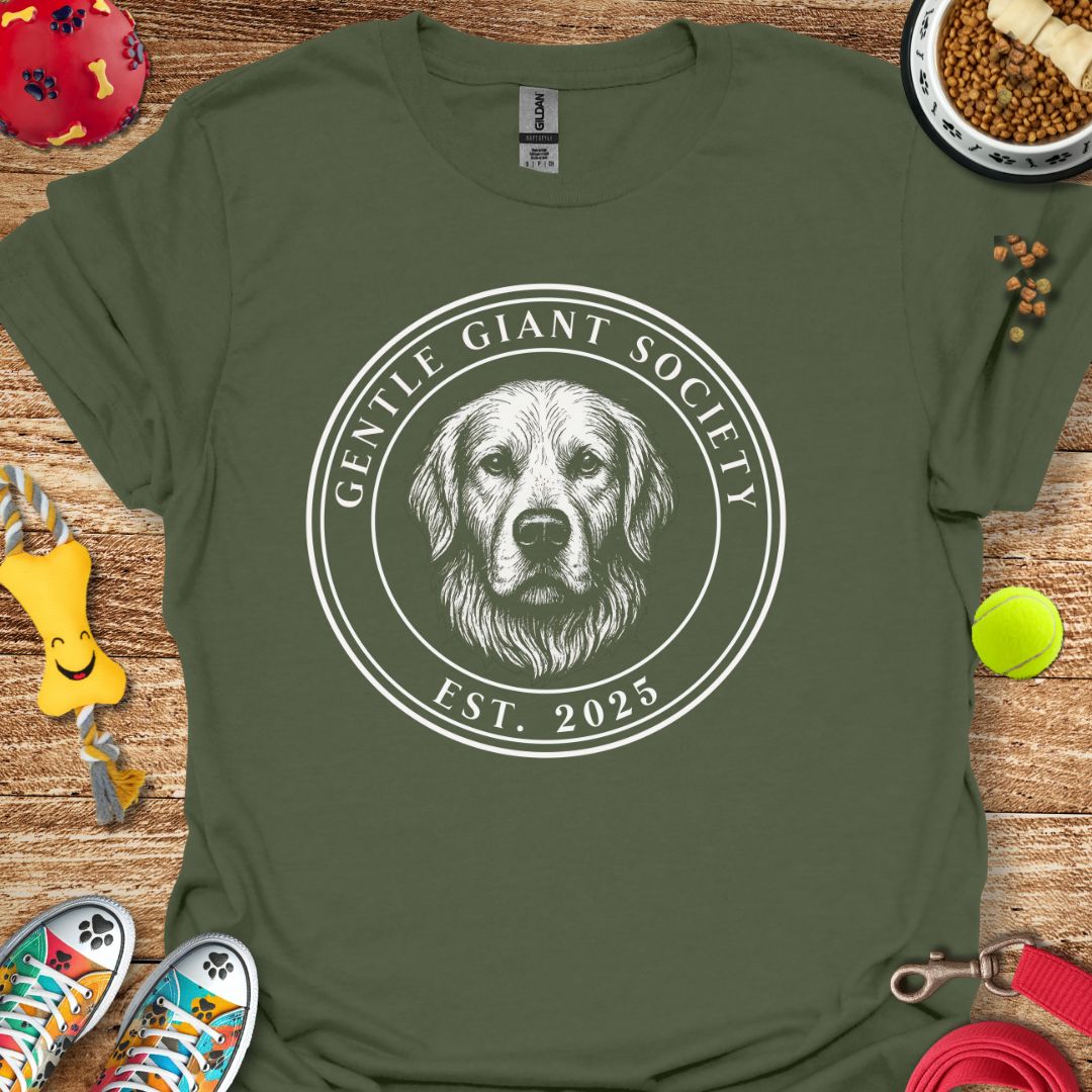 Gentle Giant Society Golden Retriever T-Shirt