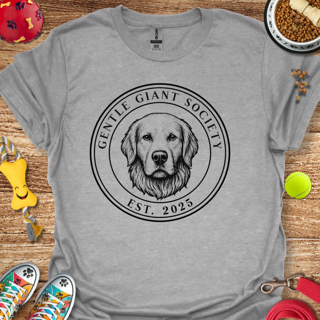 Gentle Giant Society Golden Retriever T-Shirt