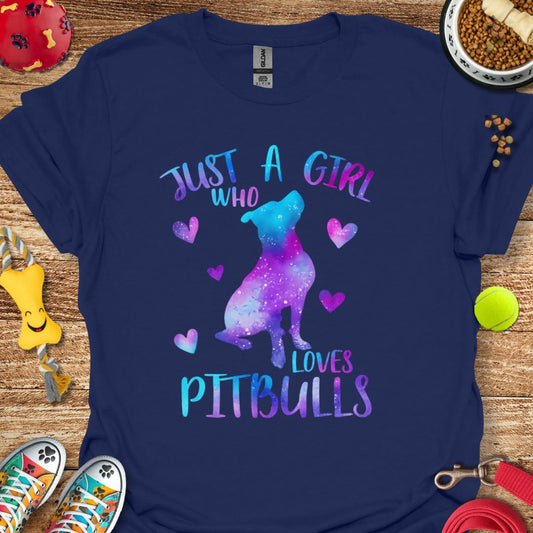 Just a Girl Pitbull T-Shirt