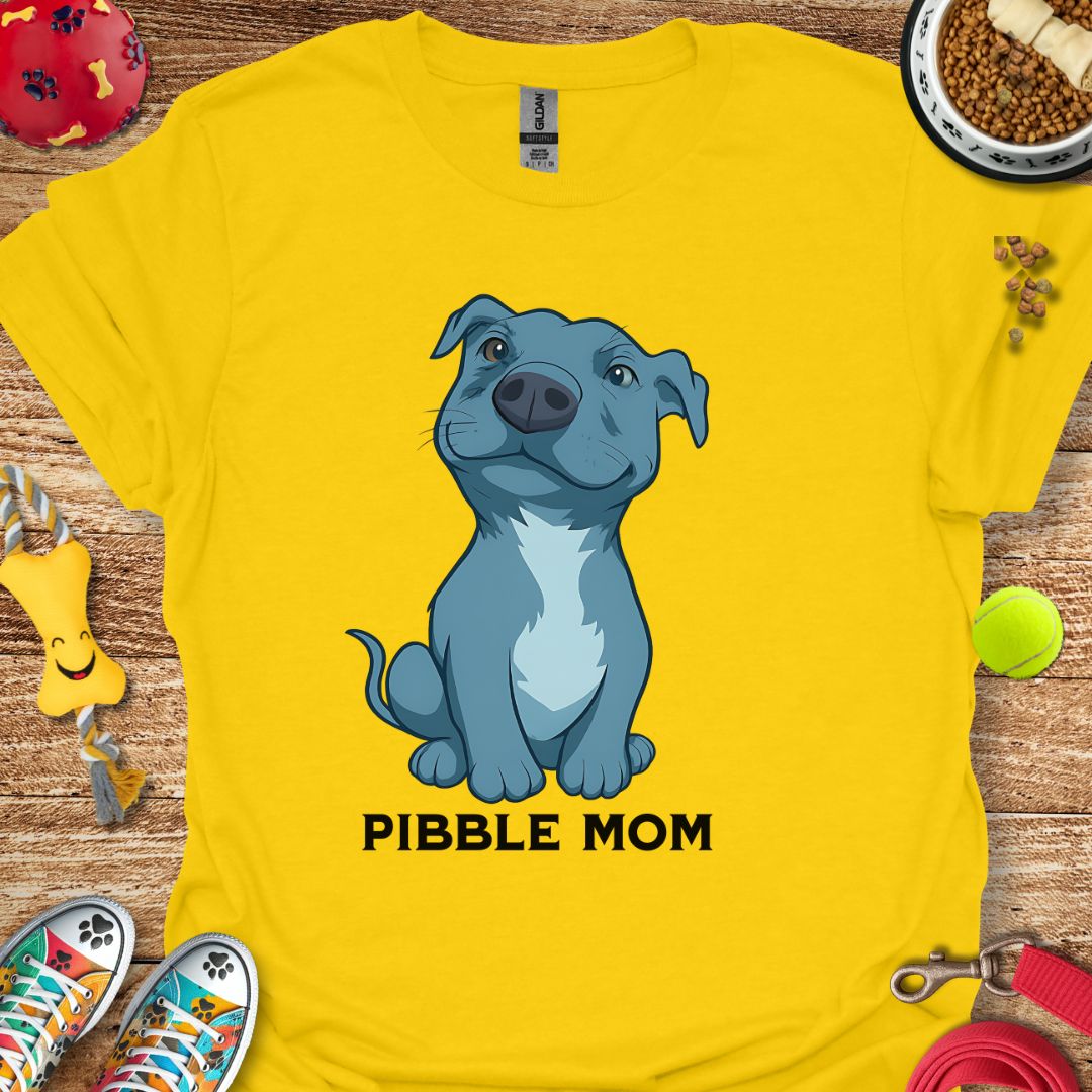 Pibble Mom (blue) T-Shirt