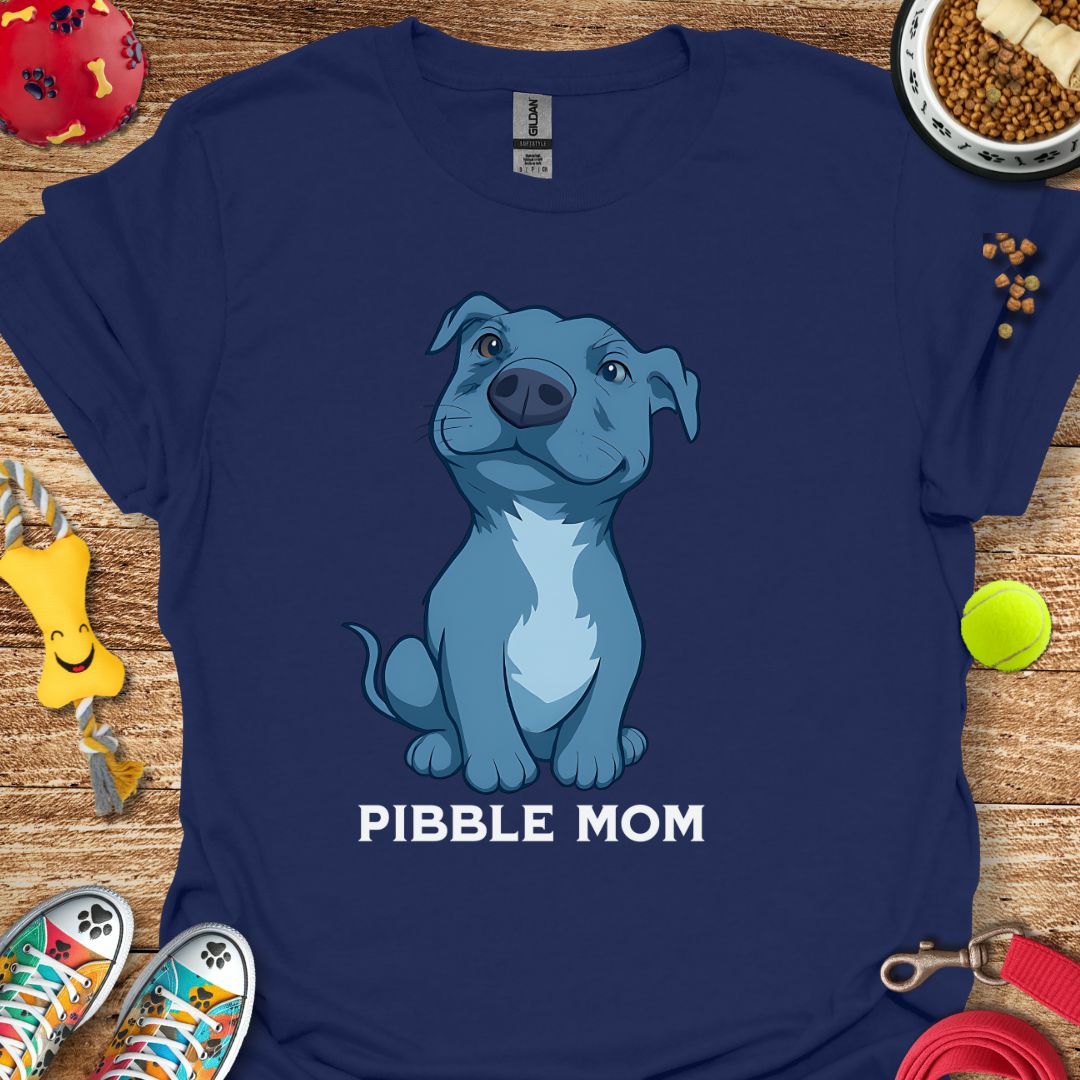 Pibble Mom (blue) T-Shirt