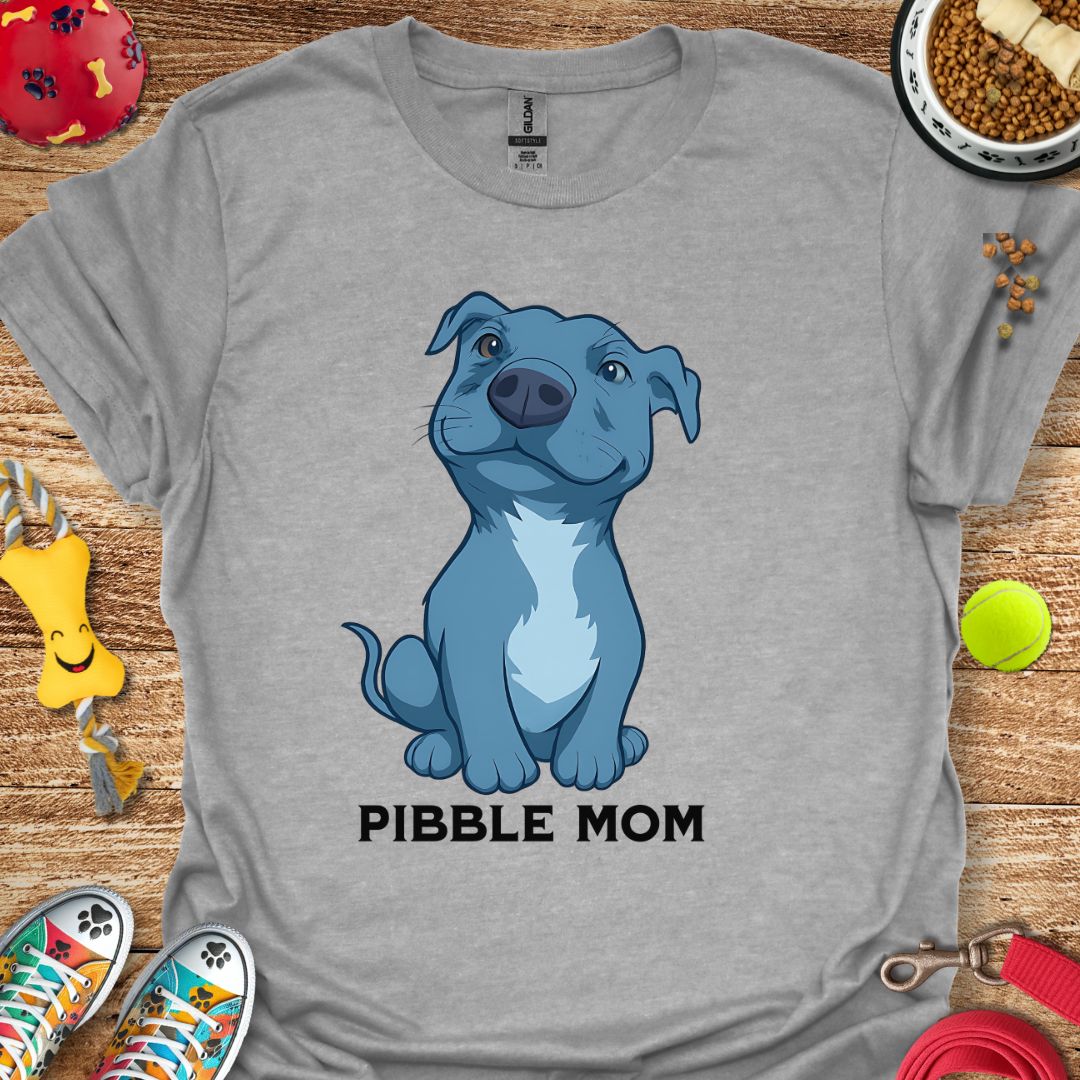 Pibble Mom (blue) T-Shirt