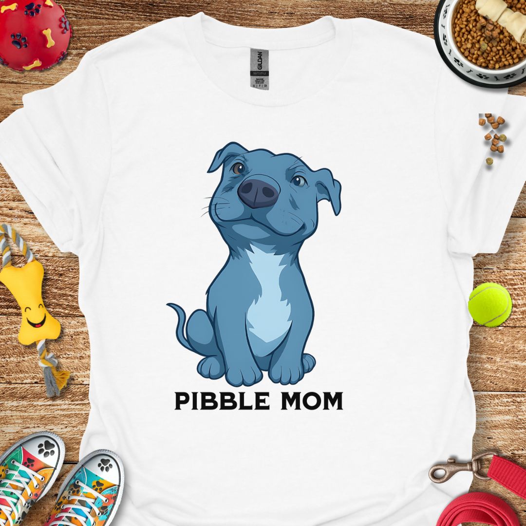 Pibble Mom (blue) T-Shirt