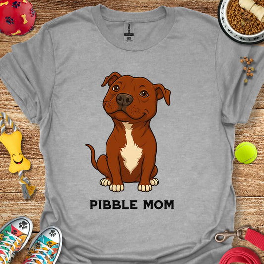 Pibble Mom (red) T-Shirt