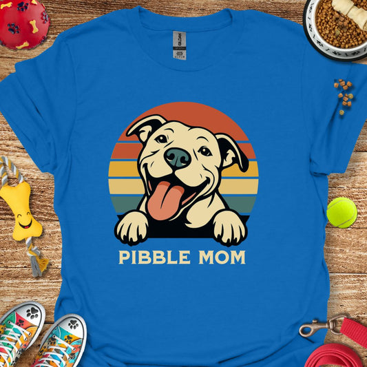 Retro Pibble Mom T-Shirt