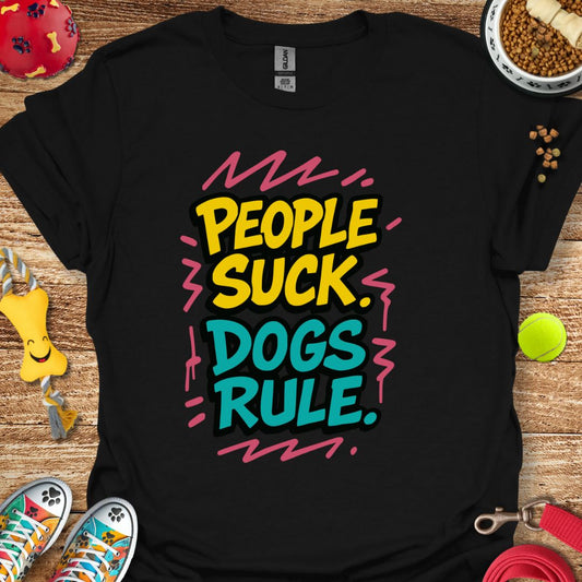 Dogs Rule (90s Style) T-Shirt