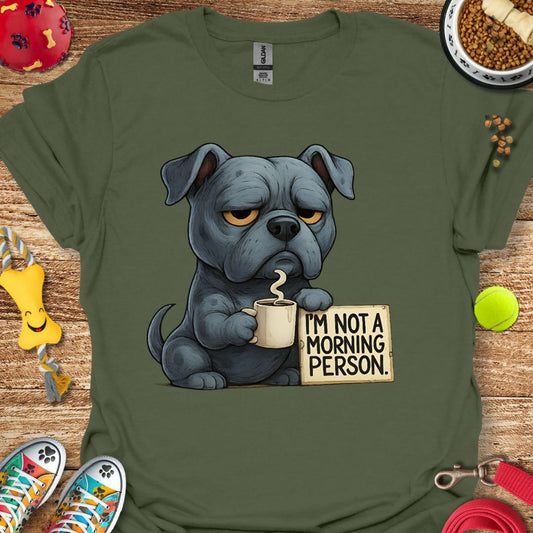 Grumpy Morning Pitbull T-Shirt