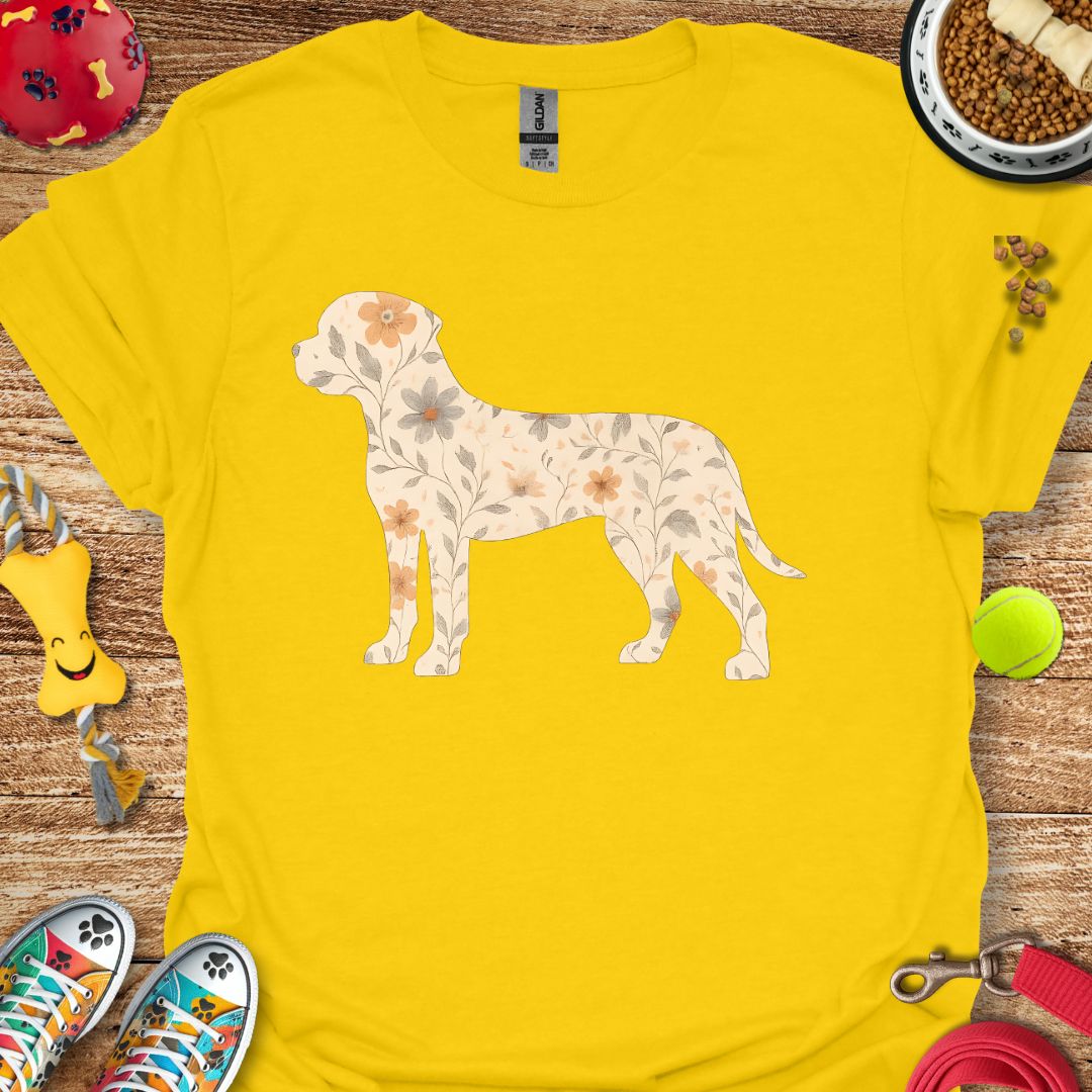 Flower Mastiff T-Shirt