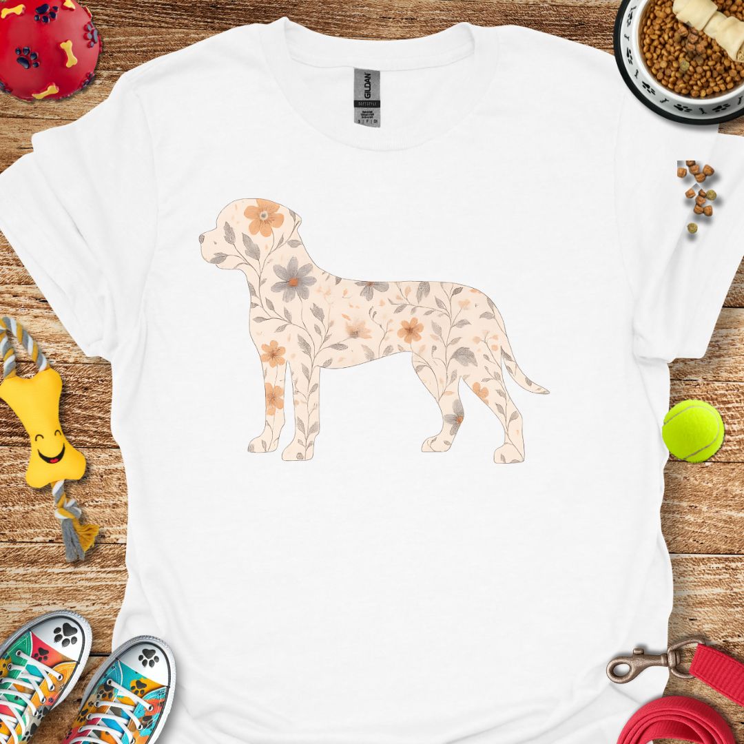 Flower Mastiff T-Shirt