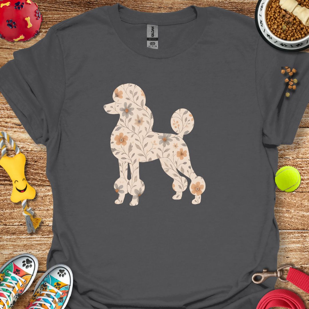 Flower Poodle T-Shirt