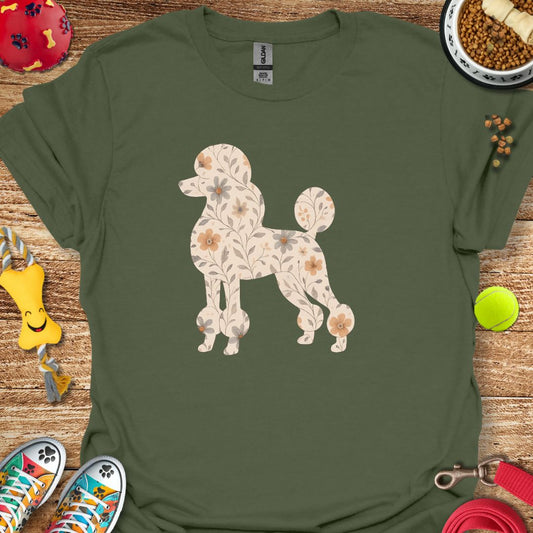 Flower Poodle T-Shirt