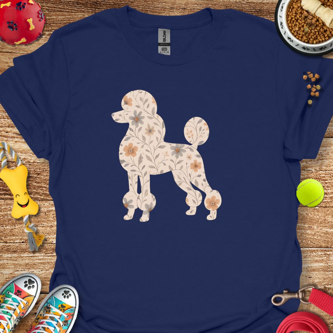 Flower Poodle T-Shirt