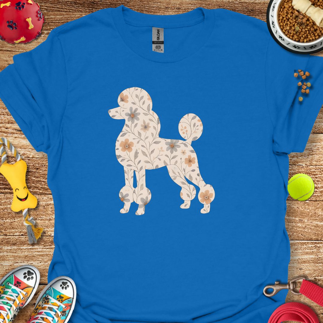 Flower Poodle T-Shirt