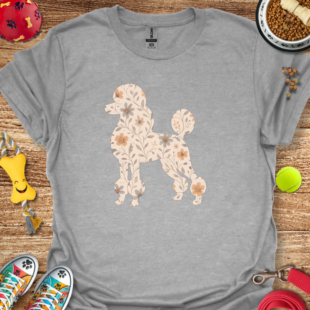 Flower Poodle T-Shirt
