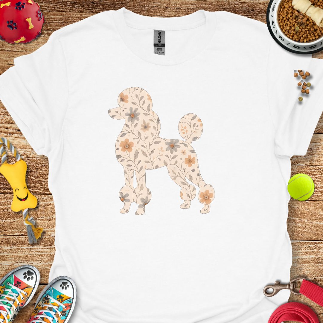 Flower Poodle T-Shirt