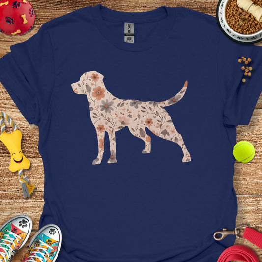 Flower Labrador T-Shirt