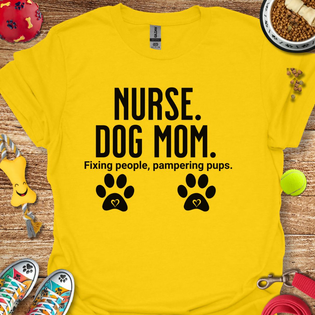 Nurse Dog Mom T-Shirt