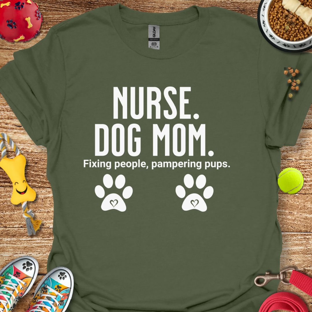 Nurse Dog Mom T-Shirt