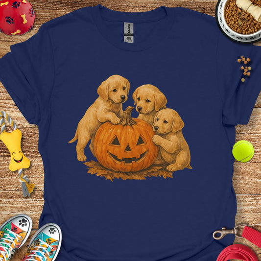 Pumpkin Golden Retriever T-Shirt