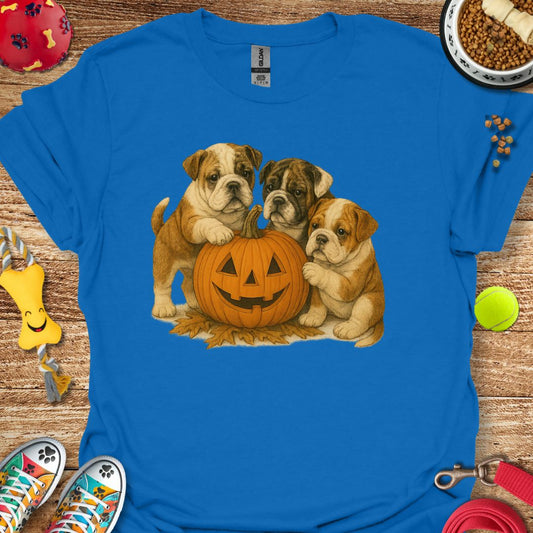 Pumpkin Bulldog T-Shirt