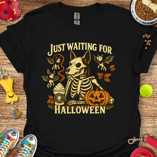 Just Waiting for Halloween German Shepherd T-Shirt