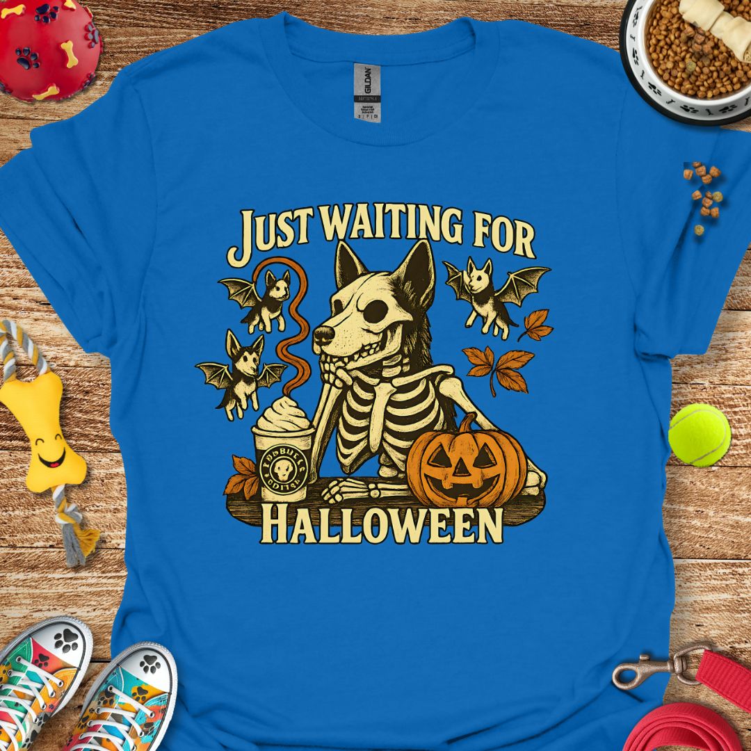 Just Waiting for Halloween German Shepherd T-Shirt
