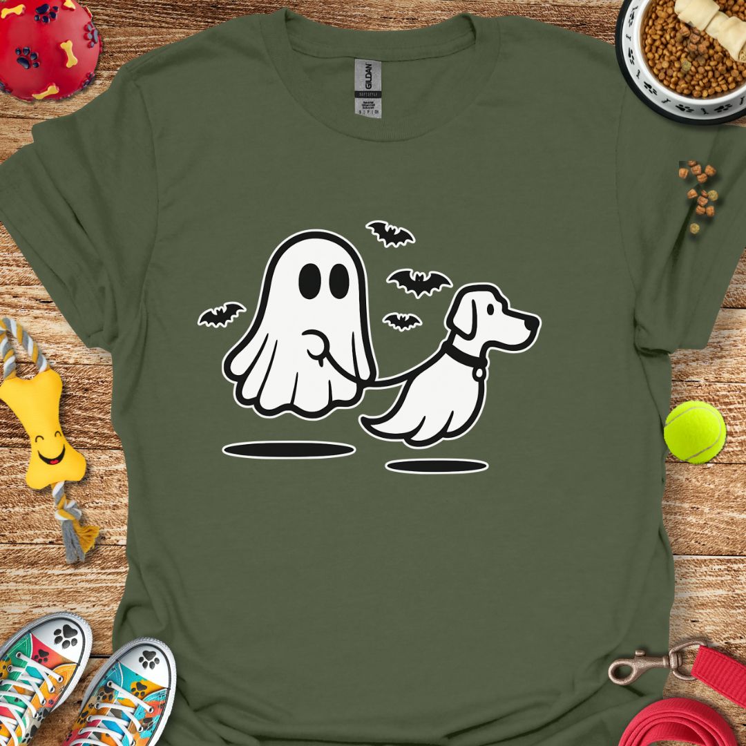 Ghost Walking Great Dane T-Shirt