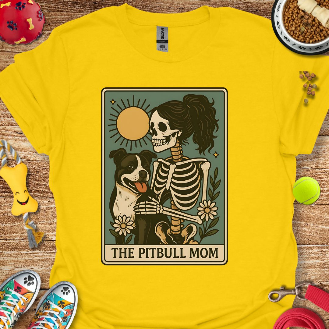 Tarot Card Pitbull Mom T-Shirt