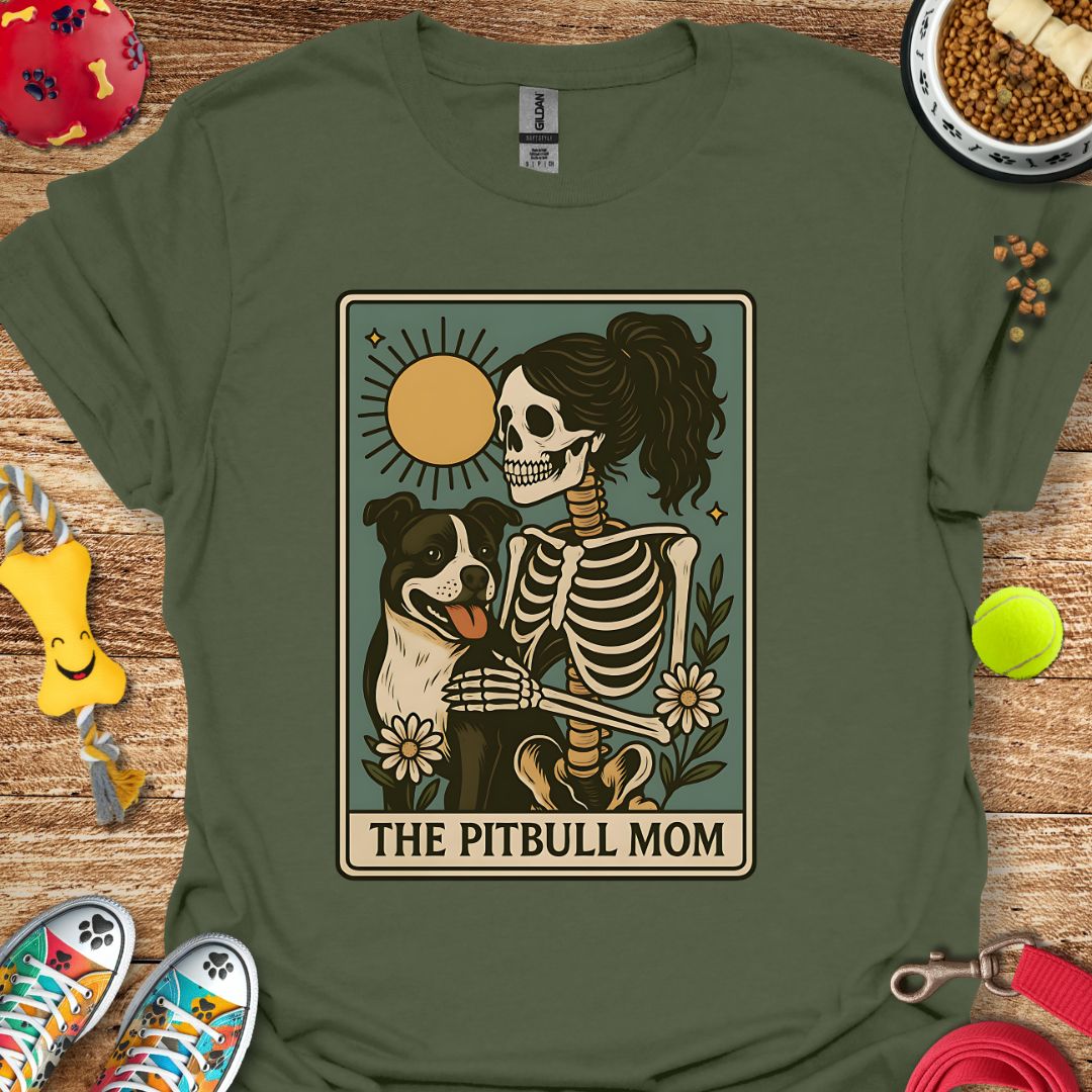 Tarot Card Pitbull Mom T-Shirt