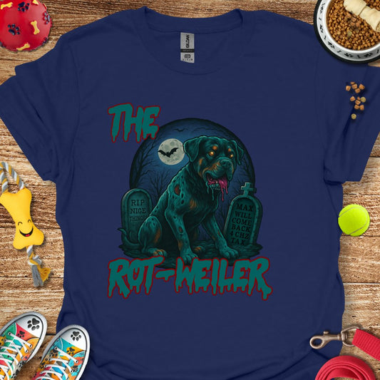 The Rot-Weiler Zombie (Rottie) T-Shirt
