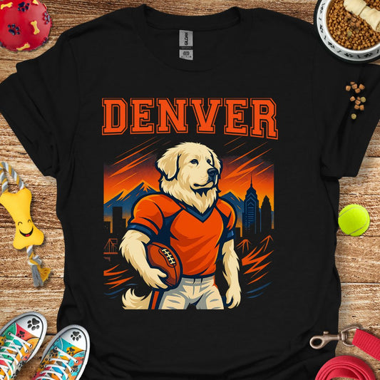Denver Football Dog T-Shirt
