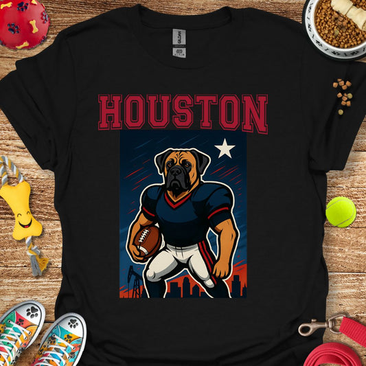 Houston Football Dog T-Shirt