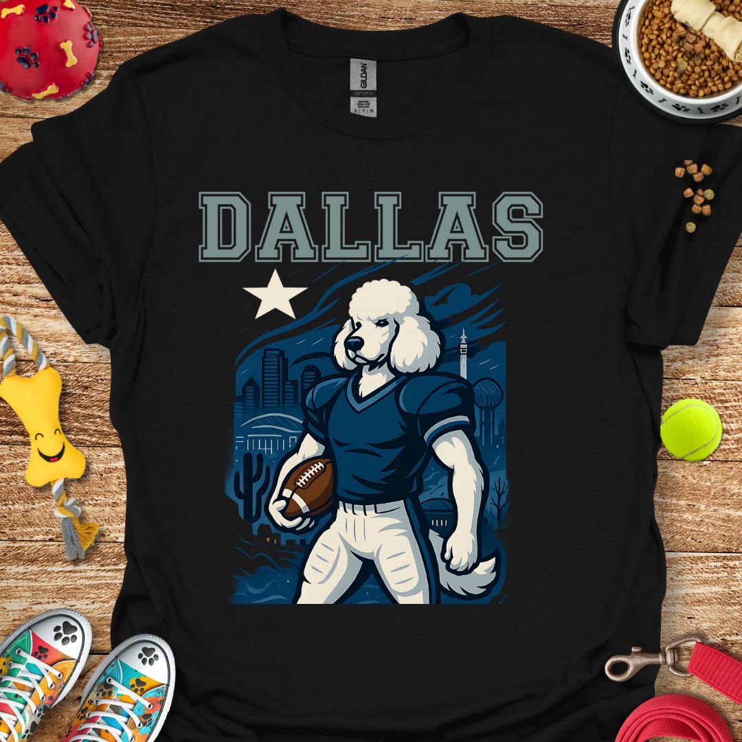 Dallas Football Dog T-Shirt