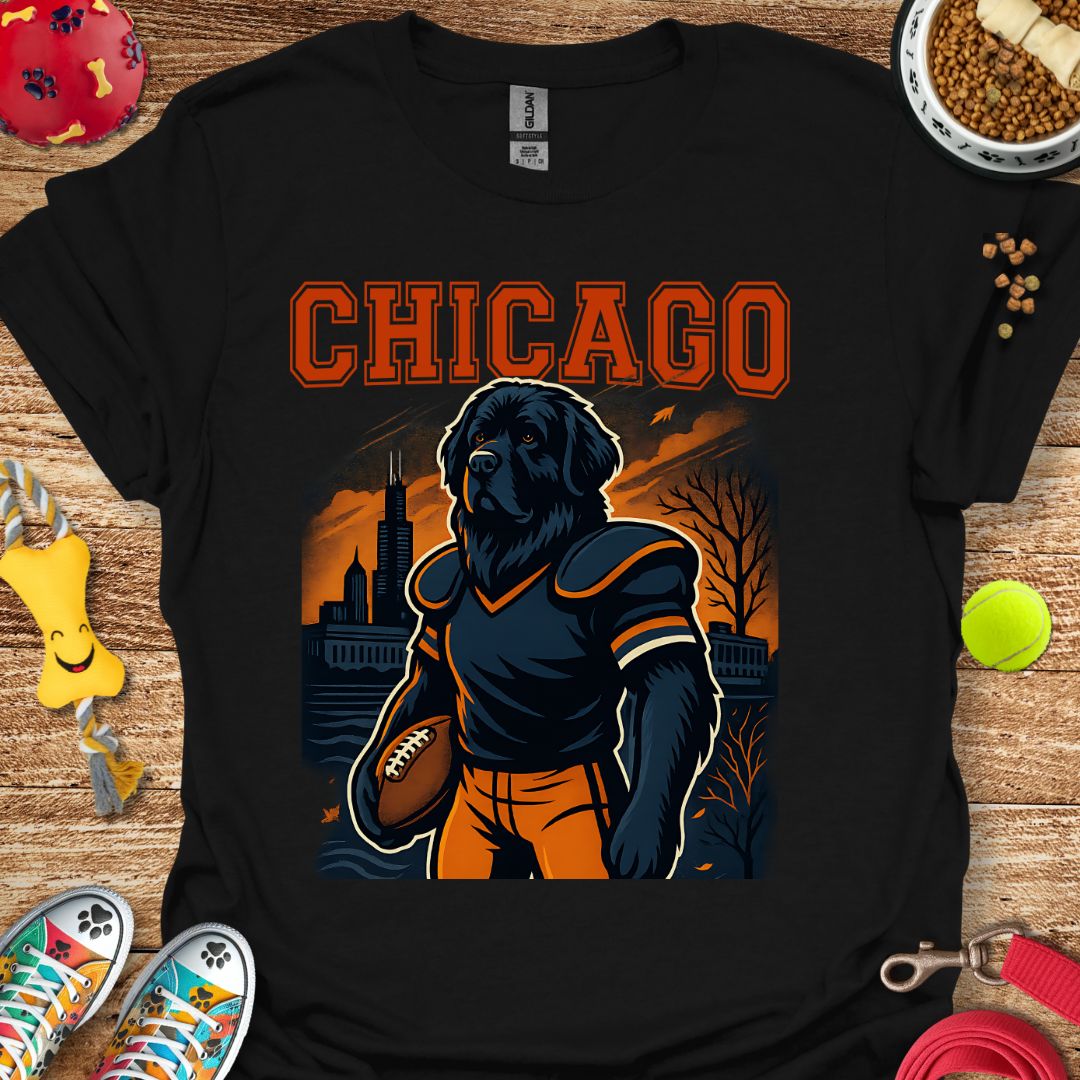 Chicago Football Dog T-Shirt