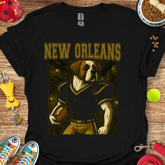 New Orleans Football Dog T-Shirt