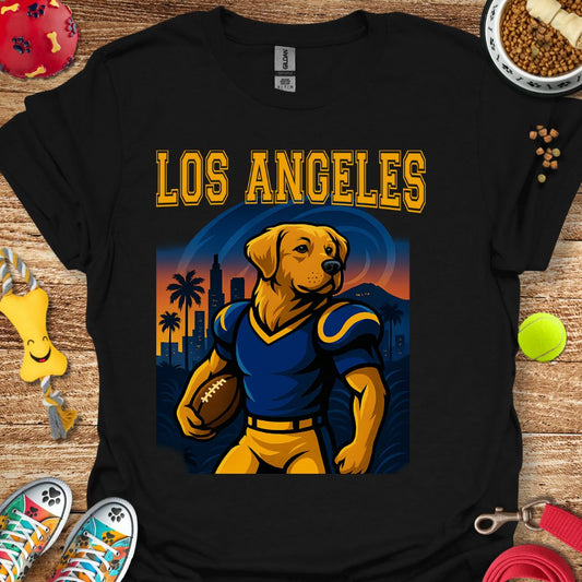 Los Angeles Football Dog T-Shirt