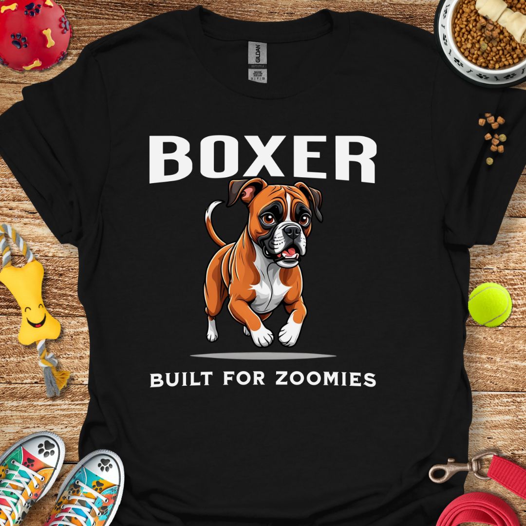 Boxer Built for Zoomies T-Shirt