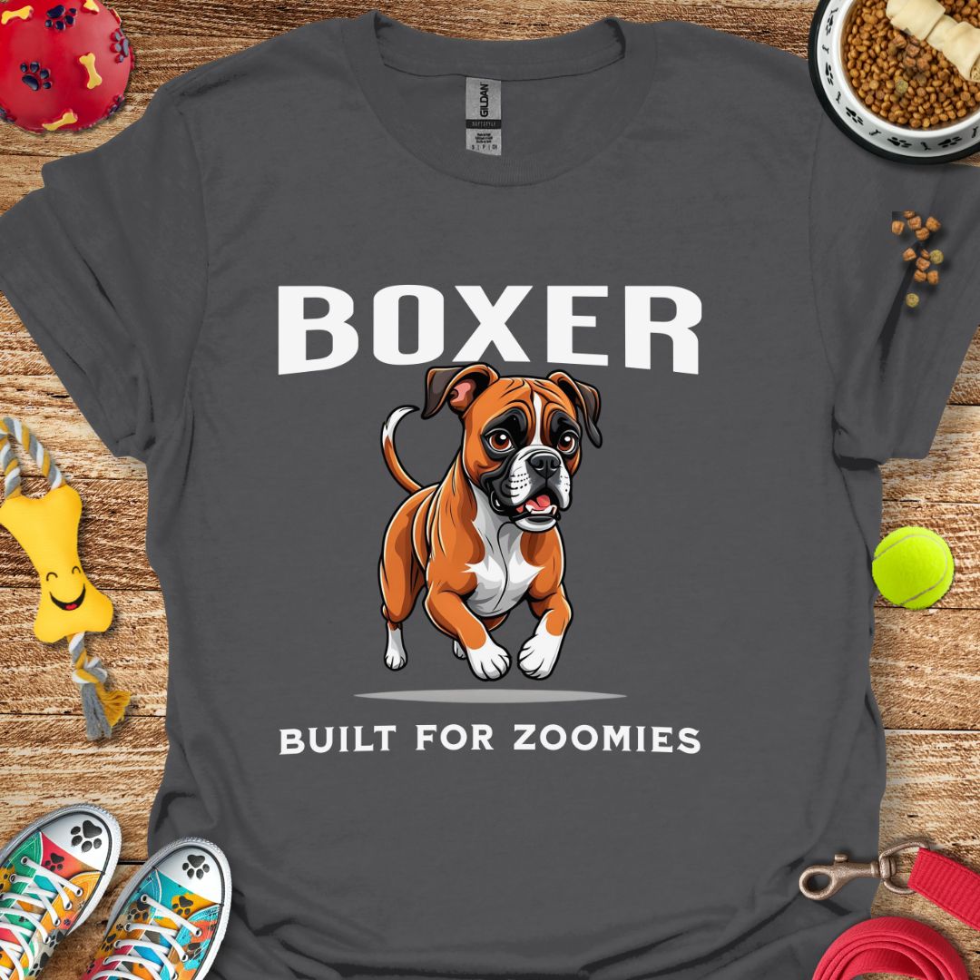Boxer Built for Zoomies T-Shirt