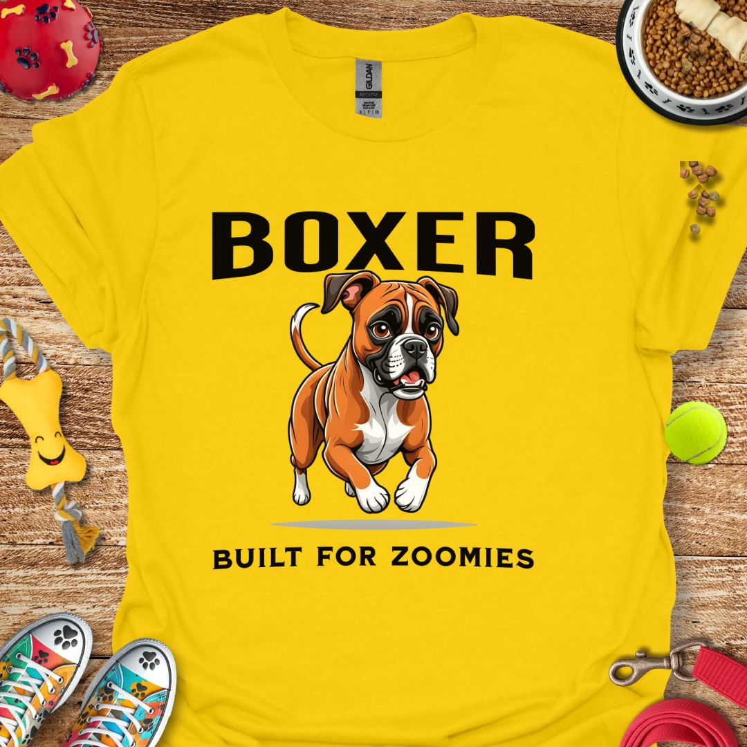 Boxer Built for Zoomies T-Shirt