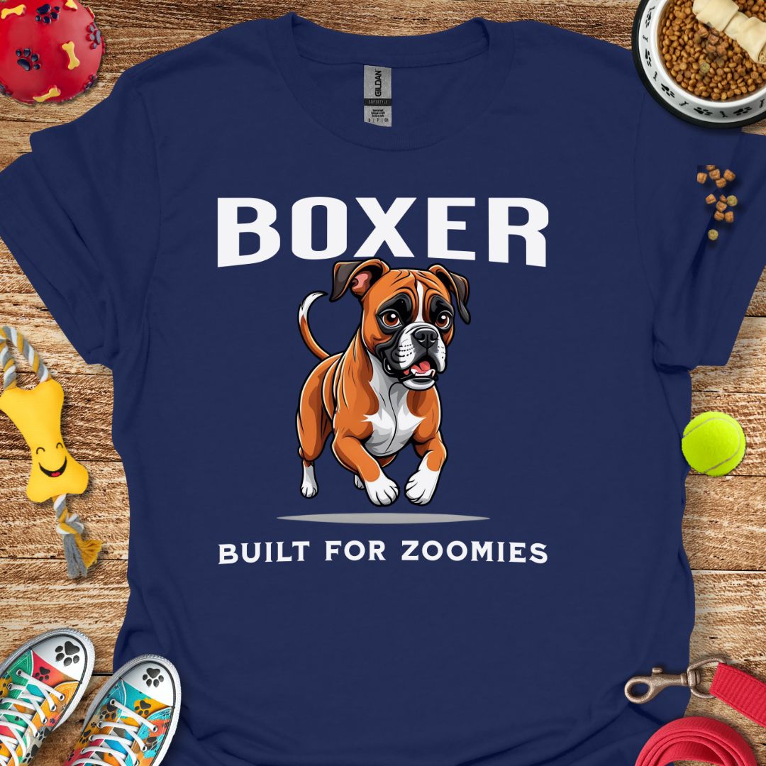 Boxer Built for Zoomies T-Shirt