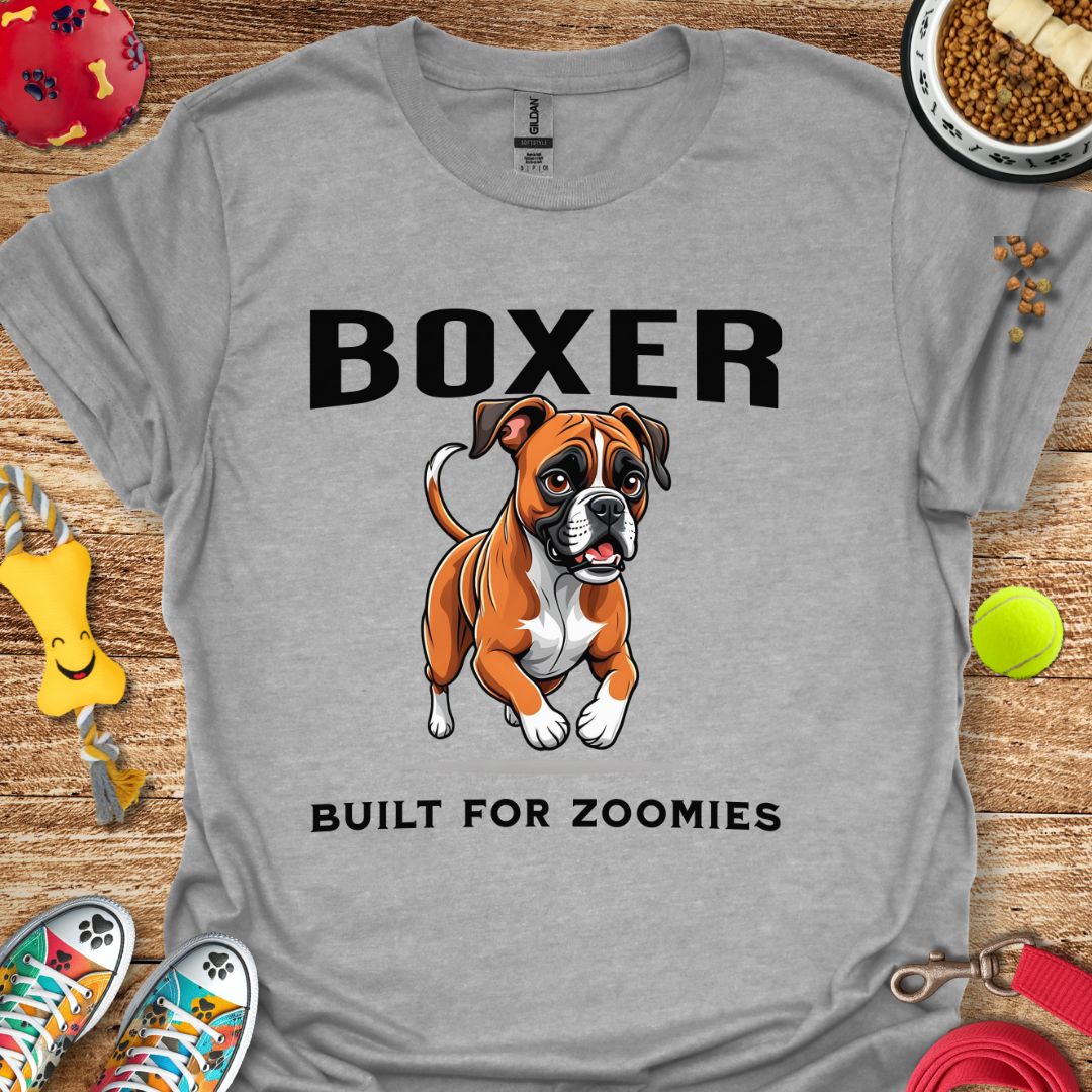 Boxer Built for Zoomies T-Shirt