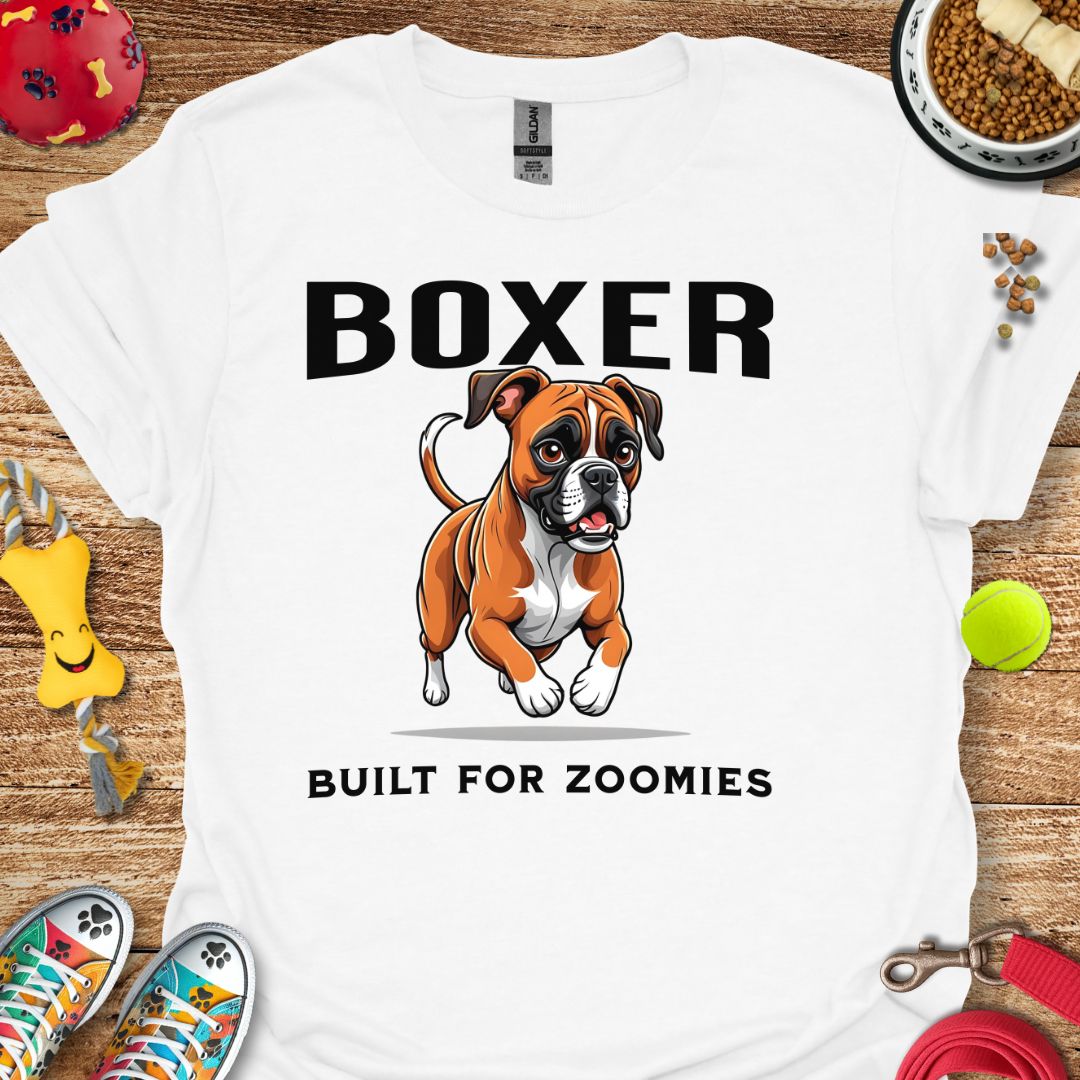 Boxer Built for Zoomies T-Shirt