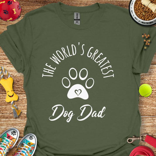 World's Greatest Dog Dad T-Shirt