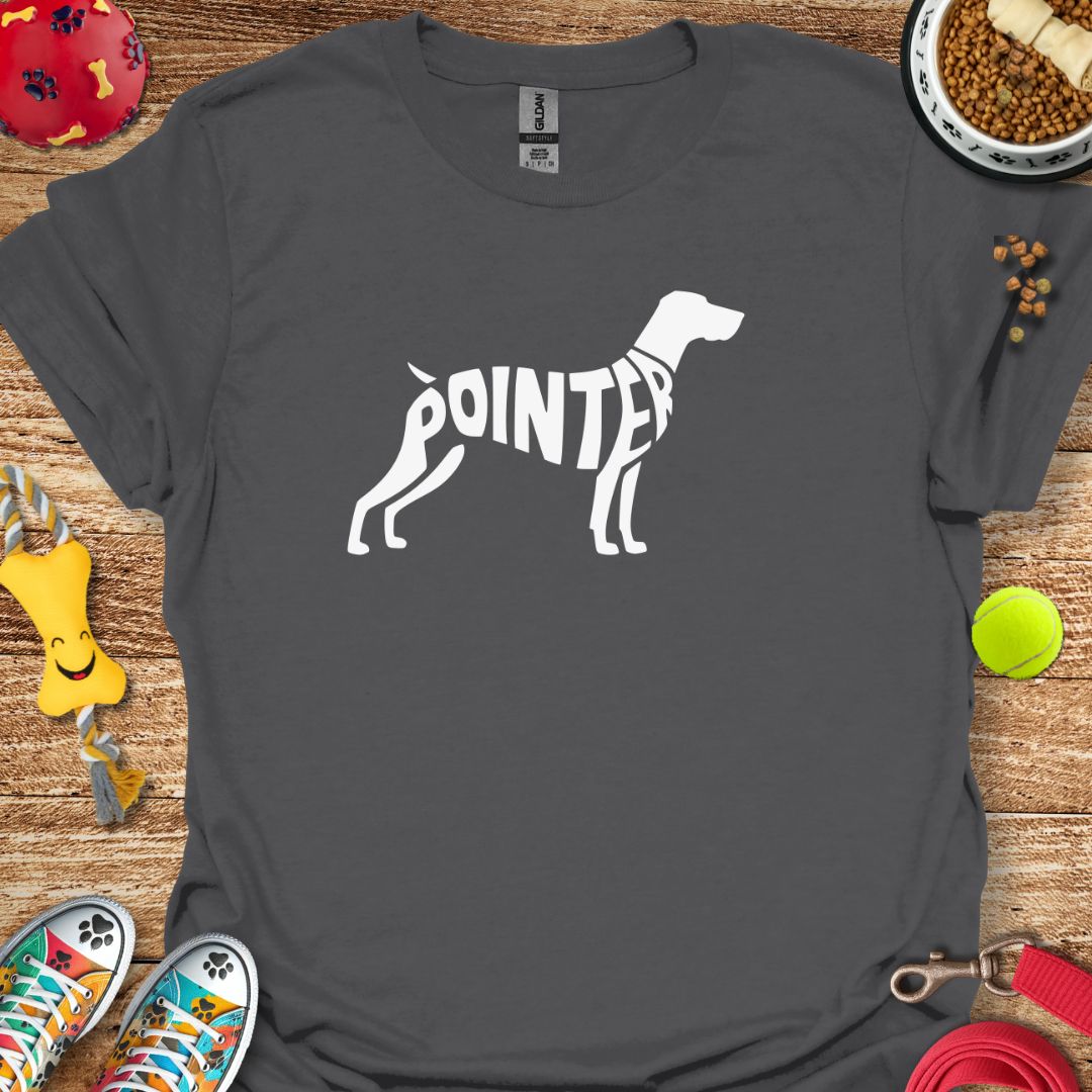 Pointer Silhouette Word T-Shirt