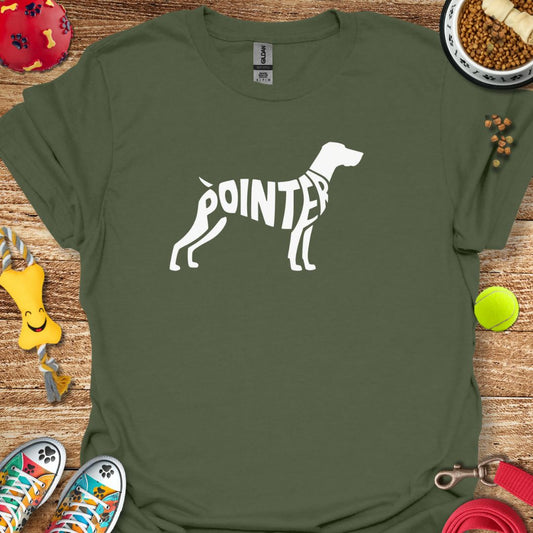 Pointer Silhouette Word T-Shirt